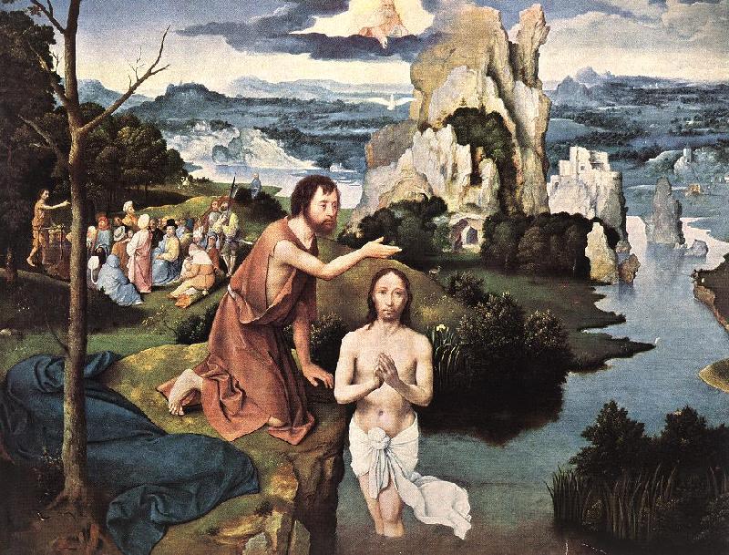 PATENIER, Joachim Baptism of Christ af